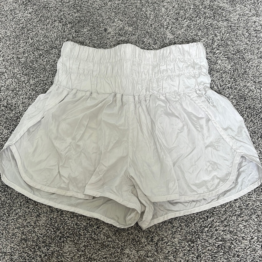 white free people shorts